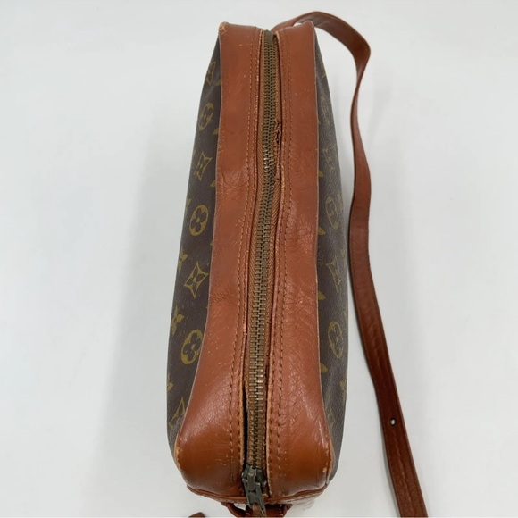 Auth Louis Vuitton Monogram Sac Bandolier Crossbody Bag Needs zipper work - Picture 9 of 16